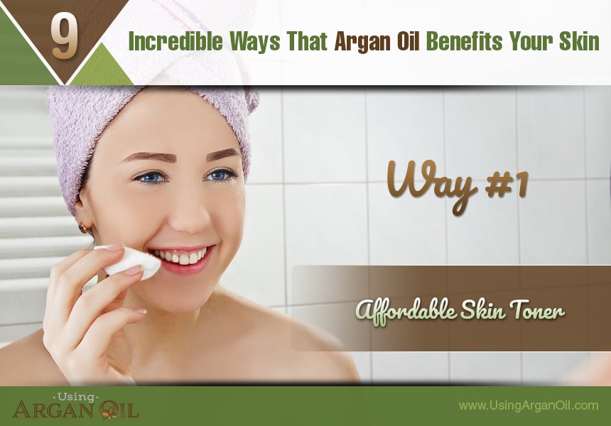  argan oil as skin toner